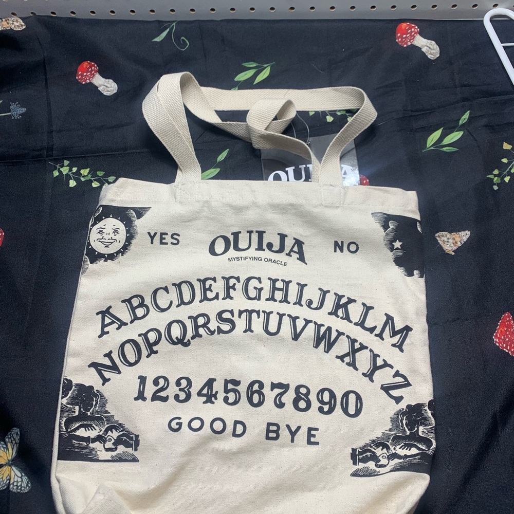 OUIJA Canvas Tote Bag - Cream